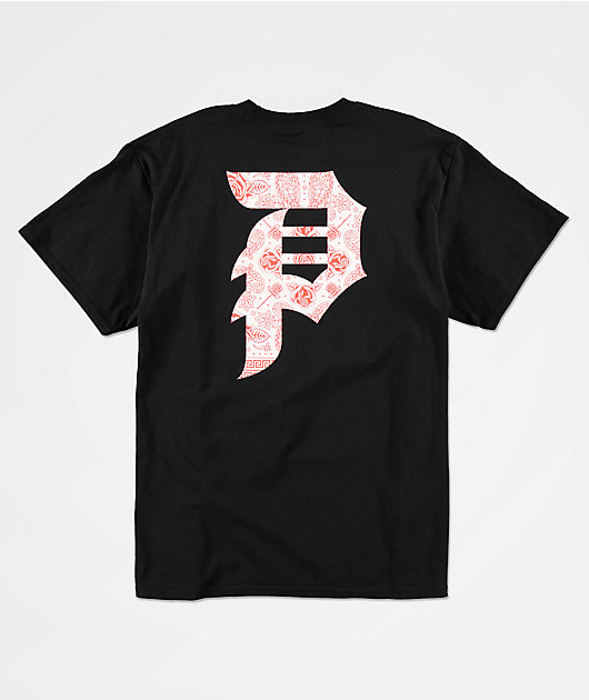 Primitive Dirty P Paisley Black T-Shirt