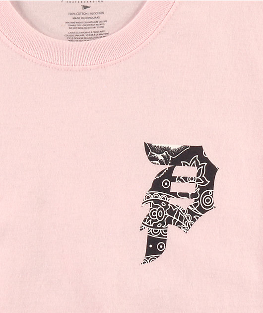 Primitive Dirty P Paisley Pink T-Shirt