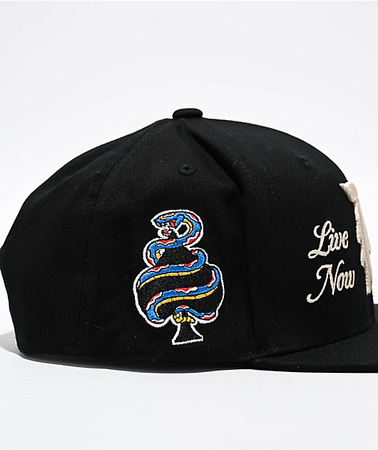 Primitive Double Up Black Snapback Hat