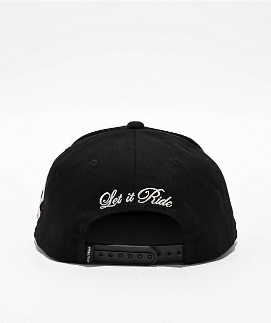 Primitive Double Up Black Snapback Hat