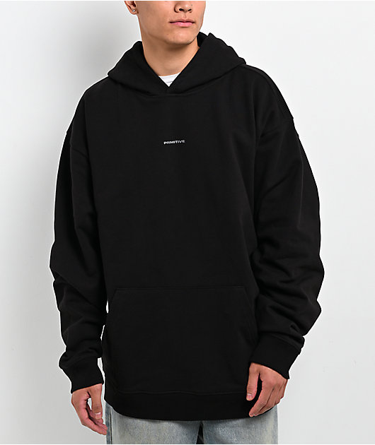Primitive Euro Black Heavyweight Hoodie