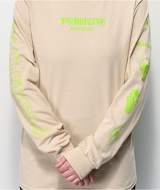 lime green long sleeve tshirt