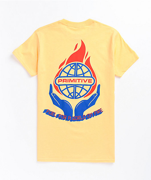 Primitive Fuel Yellow T-Shirt