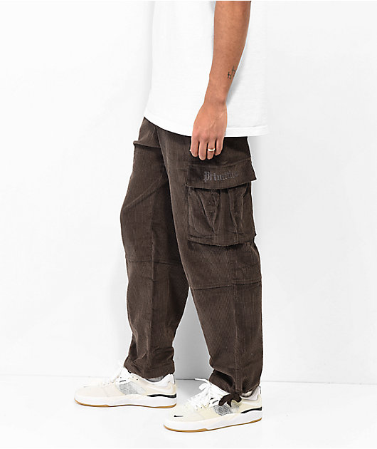 XIAXOGOOL Sweat Pants for Men with Pockets,Mens Corduroy Cargo