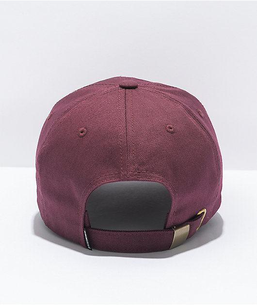 Primitive Ginza Burgundy Strapback Hat