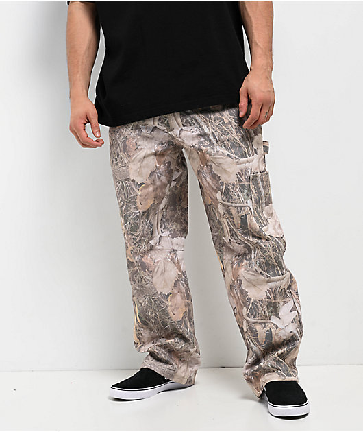 【oan】Allish Eyelet Carpenter Camo Pants Supervsn Embroidered Camp Pant Olive I Momentum - Momentum