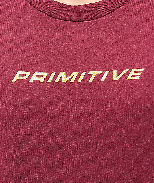Primitive Gold Pack Imperial Burgundy T-Shirt
