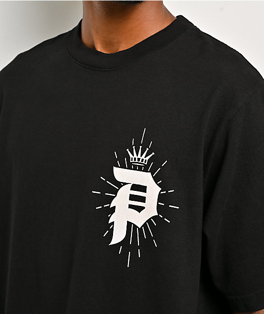 Primitive Grace Rhinestone Black T-Shirt