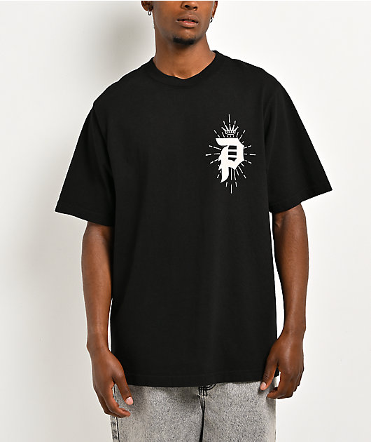 Primitive Grace Rhinestone Black T-Shirt