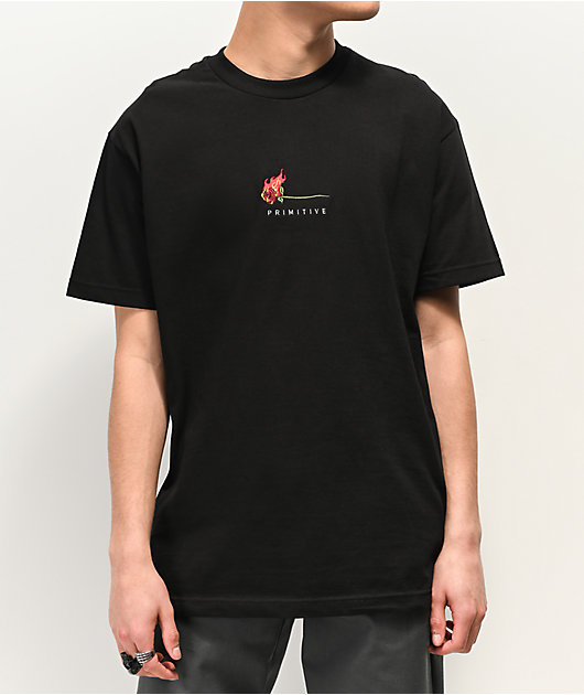 Primitive burning rose hoodie Clearance