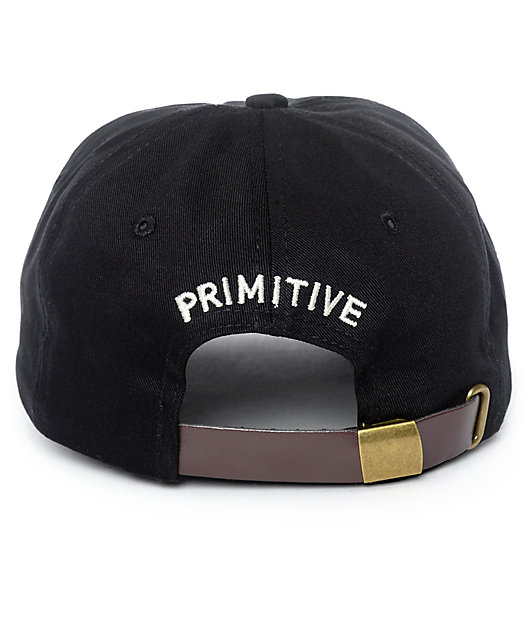 Primitive Heartbreakers Black Strapback Hat | Zumiez
