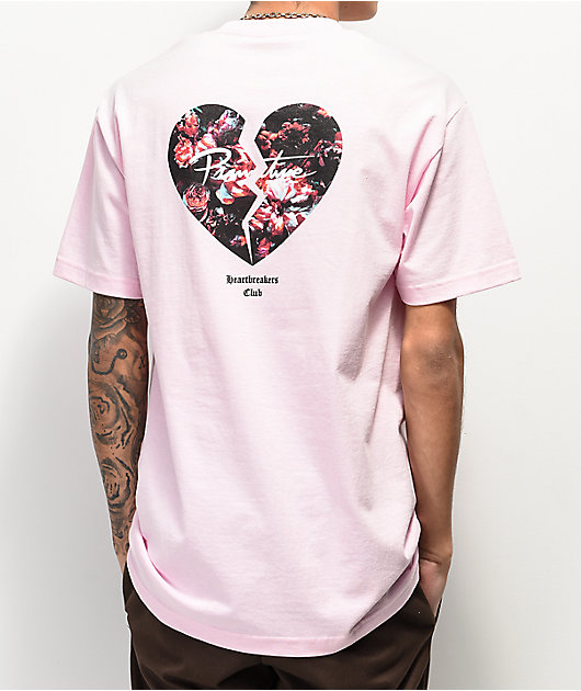 Primitive Heartbreakers Broken camiseta rosa