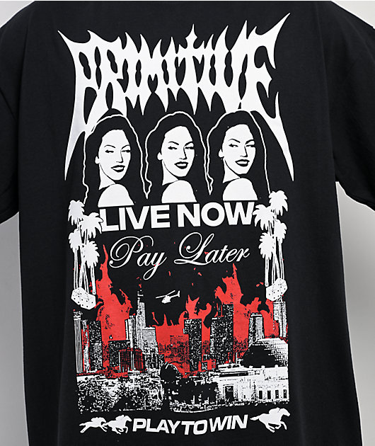 Primitive High Risk Black Heavyweight T-Shirt | Zumiez