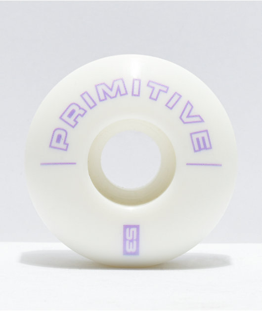 Primitive Hummingbird White 53mm 101a Skateboard Wheels