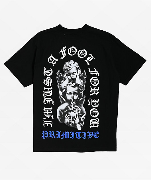 Primitive Kids Dedication Black Heavyweight T-Shirt