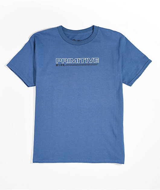 Primitive Kids Motor Camiseta azul oscuro