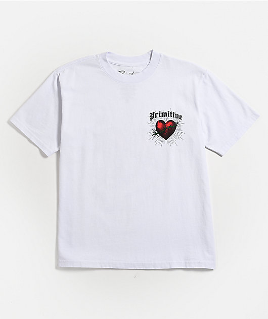 Primitive Kids Saint White Heavyweight T-Shirt