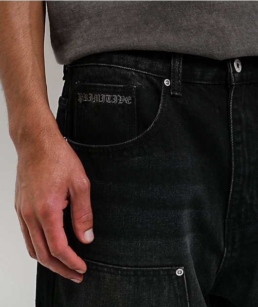 Primitive Kyoto Black Wash Carpenter Jeans