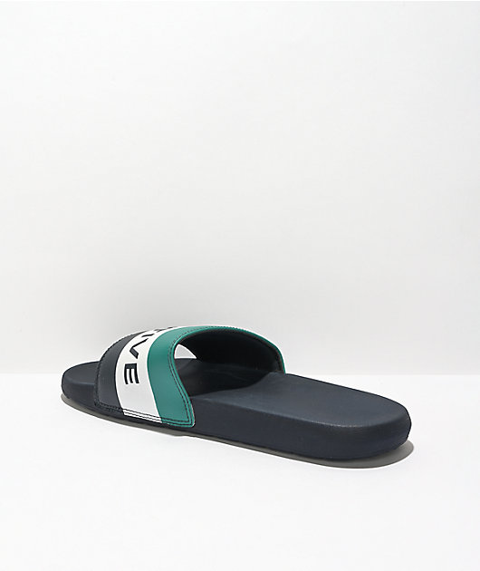 Primitive Level Black Slide Sandals