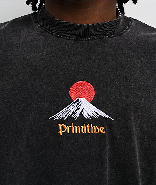 Primitive Meltdown Black Heavyweight T-Shirt | Zumiez