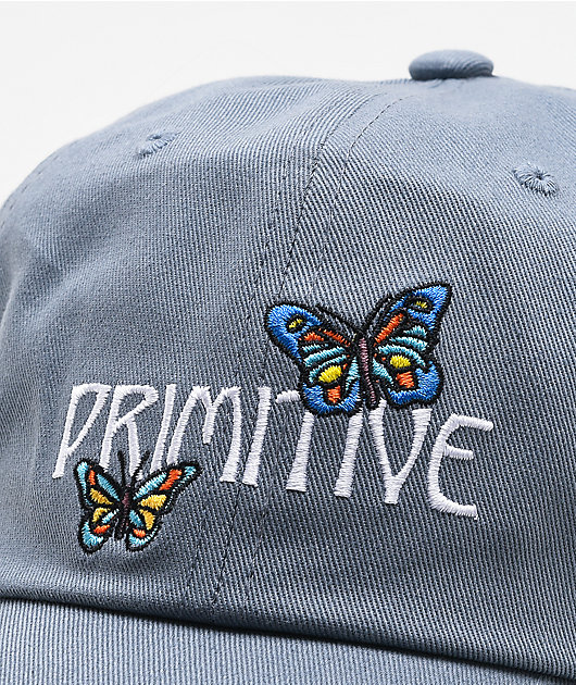 Primitive Mental Wealth Slate Strapback Hat