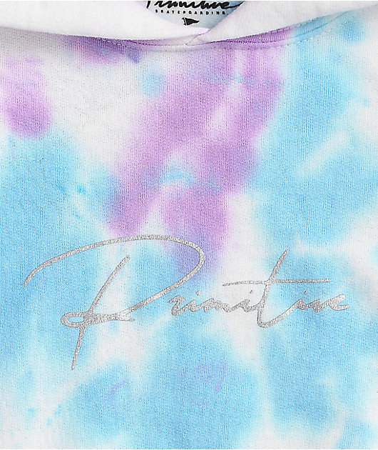 Primitive Meta Blue & Purple Tie Dye Hoodie