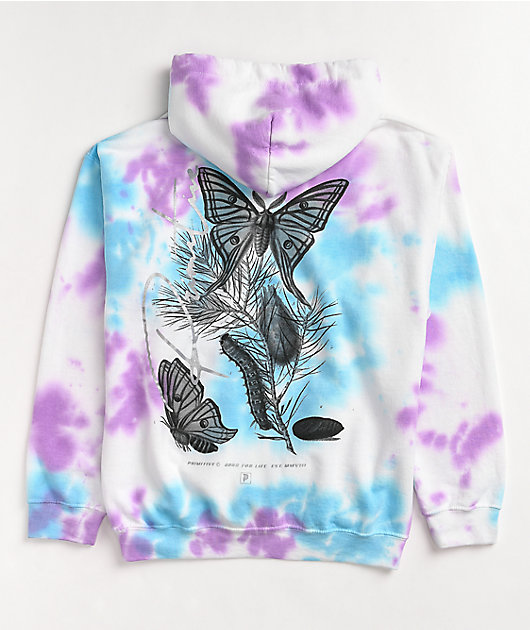 Primitive Meta Blue & Purple Tie Dye Hoodie