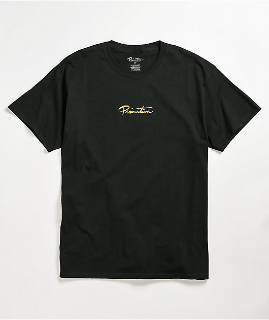 Primitive Mini Nuevo Gold Foil Black T-Shirt