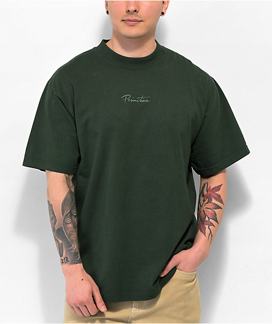 Primitive Mini Nuevo Green T Shirt Zumiez