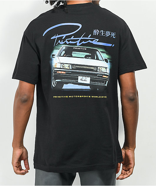 Primitive Motor Track II camiseta negra