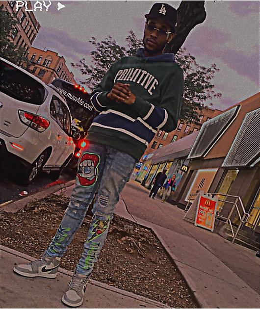 Primitive Ninety Nine Green Hoodie