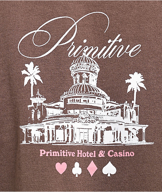 Primitive No Vacancy Brown T-Shirt