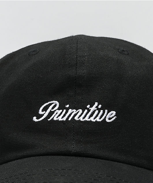 Primitive Noble Black Strapback Hat