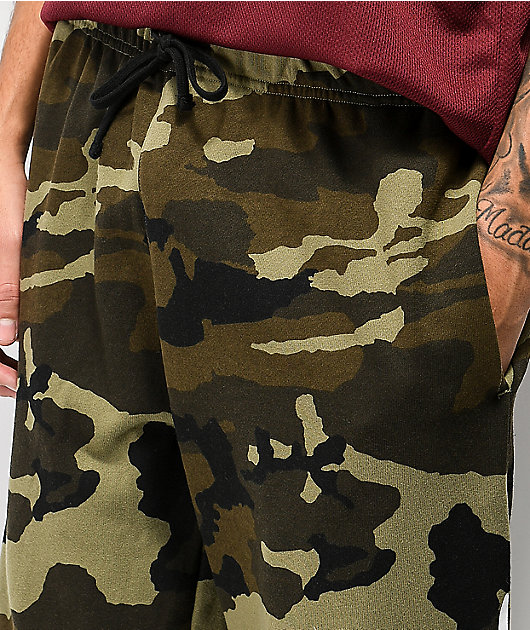 camo fleece sweatpants