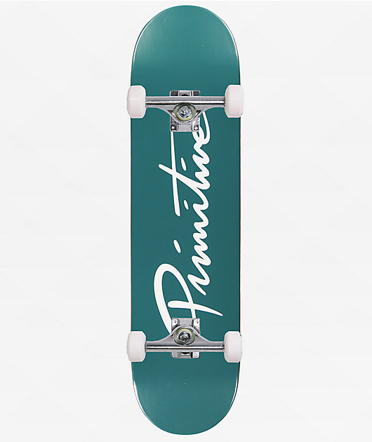 Primitive Nuevo Script 7.75" Assembled Skateboard Complete