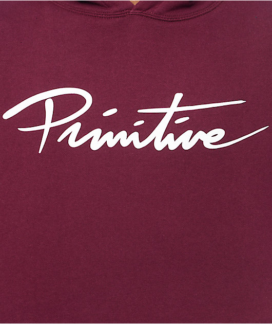 primitive nuevo script hoodie