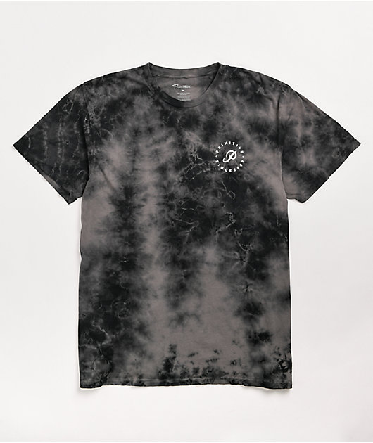 Primitive Orbit Black Crystal Wash T-Shirt
