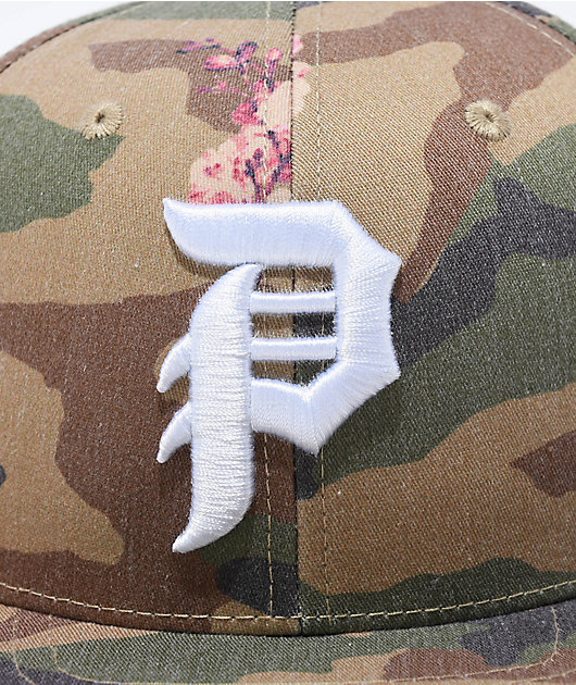 Primitive Osaka Dirty P Camo Snapback Hat | Zumiez