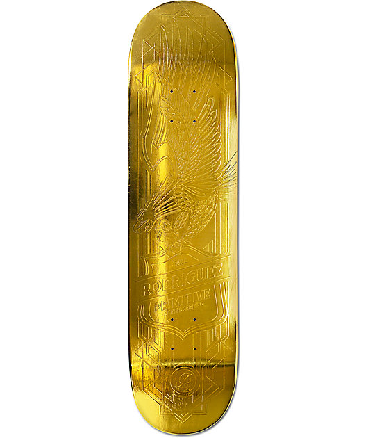 paul rodriguez gold skateboard