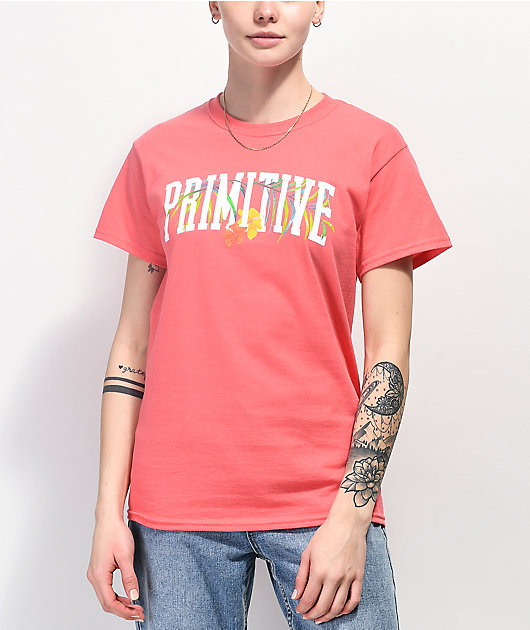 Primitive Palms Coral T-Shirt