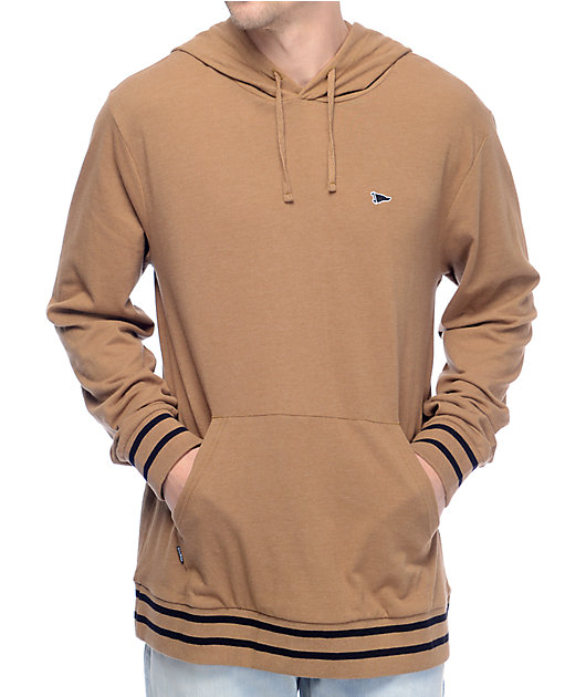 khaki pullover hoodie