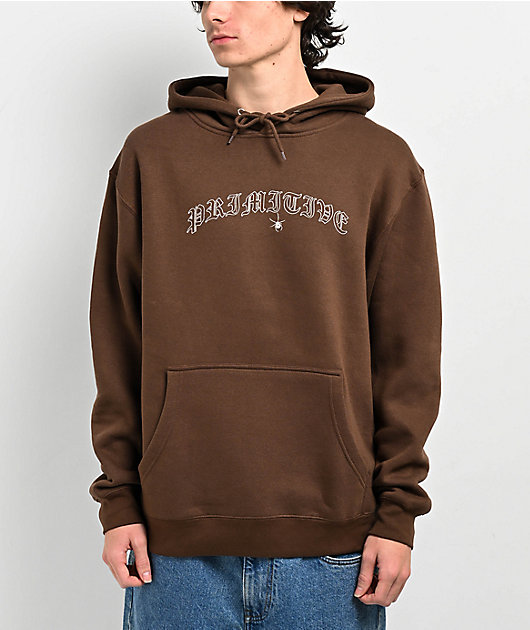 Primitive Poison Brown Hoodie Zumiez