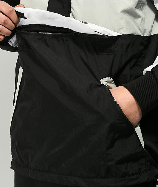 Primitive Prime Black, Grey & White Anorak Jacket | Zumiez