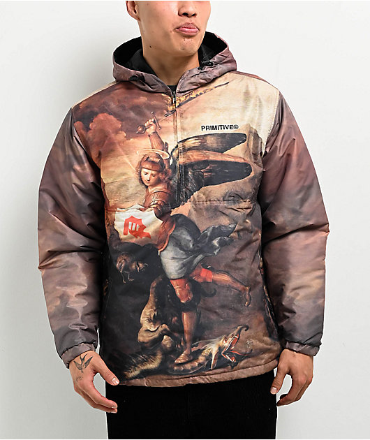 Primitive Protector Brown Anorak Jacket | Zumiez
