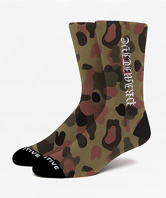 Primitive Rider Camo Crew Socks
