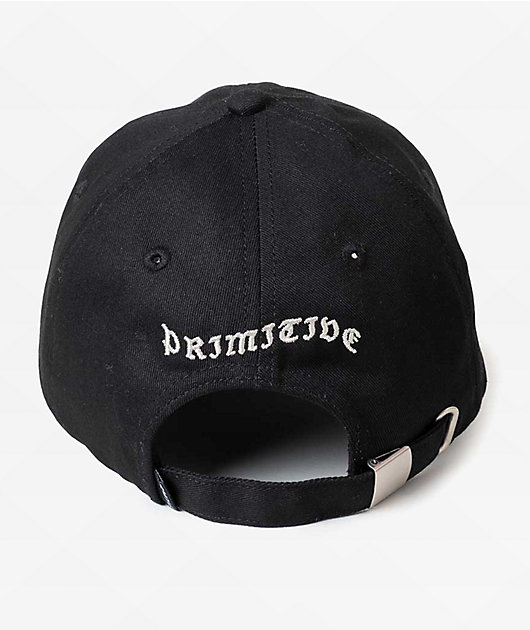 Primitive Rogue Black Strapback Hat
