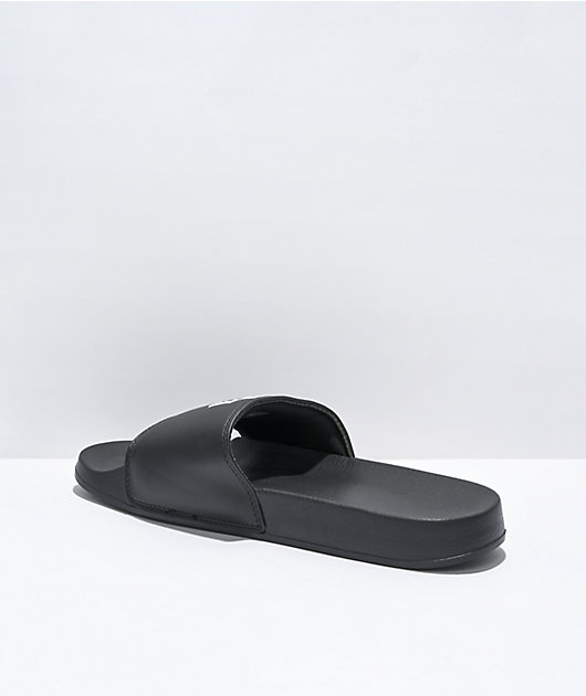 Primitive Rosebud Women's Black Slide Sandals