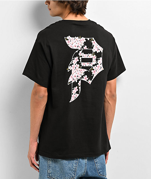 Primitive Sakura Black T-Shirt | Zumiez