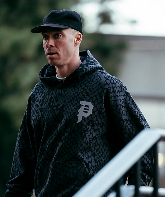 Primitive Scales Black Heavyweight Hoodie