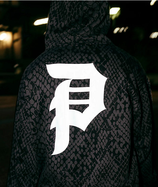 Primitive Scales Black Heavyweight Hoodie